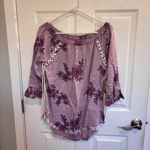 Love 83 floral braided top
